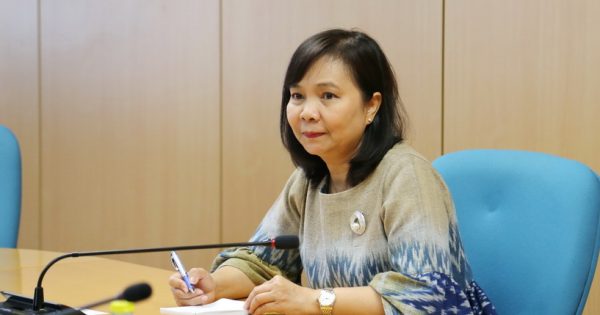 นางอารีย์พันธ์ เจริญสุข รองเลขาธิการ ก.พ.ร. เป็นประธานการประชุมหารือ เรื่อง Digital Trade ร่วมกับนายกอบศักดิ์ ดวงดี เลขาธิการสมาคมธนาคารไทย และคณะ