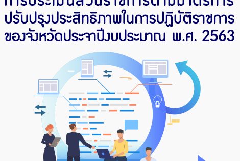 เอกสารประกอบการประชุมชี้แจงแนวทางการประเมินส่วนราชการตามมาตรการปรับปรุงประสิทธิภาพในการปฏิบัติราชการของจังหวัดประจาปีงบประมาณ พ.ศ. 2563